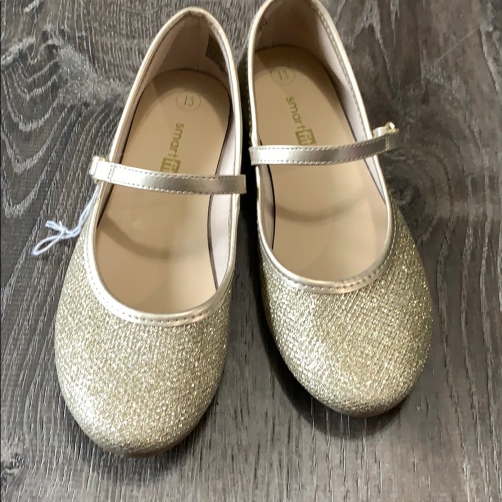 Brand new w/o tags gold shoes